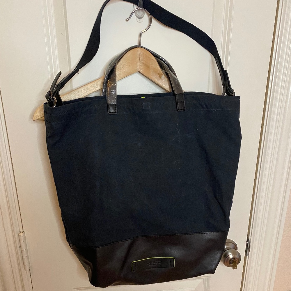 timbuk2 Unisex Wedge Tote Jet Black Brand New *See description for notes*